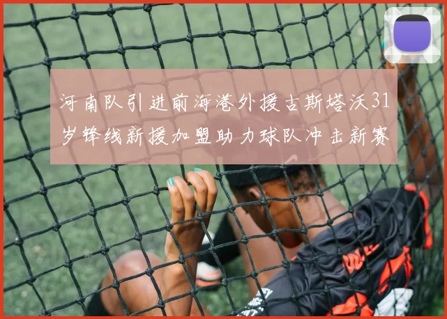 河南队引进前海港外援古斯塔沃31岁锋线新援加盟助力球队冲击新赛季